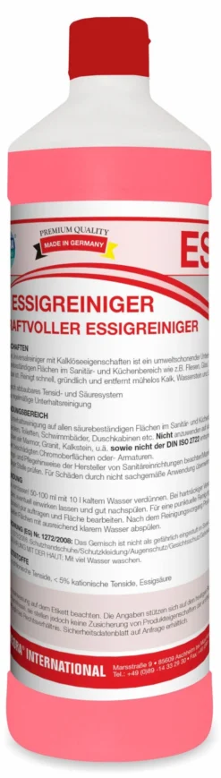 ARCORA Kraftvoller Essigreiniger ESSIGREINIGER, 1L