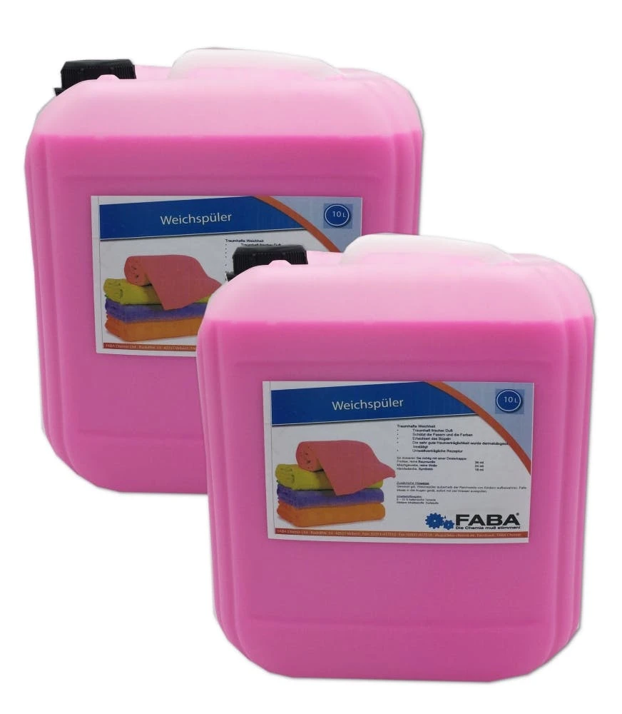 WEICHSPÜLER Konzentrat ROSE, 2 X 10 Liter Im Kanister 1 WEICHSPÜLER Konzentrat ROSE, 2 X 10 Liter Im Kanister