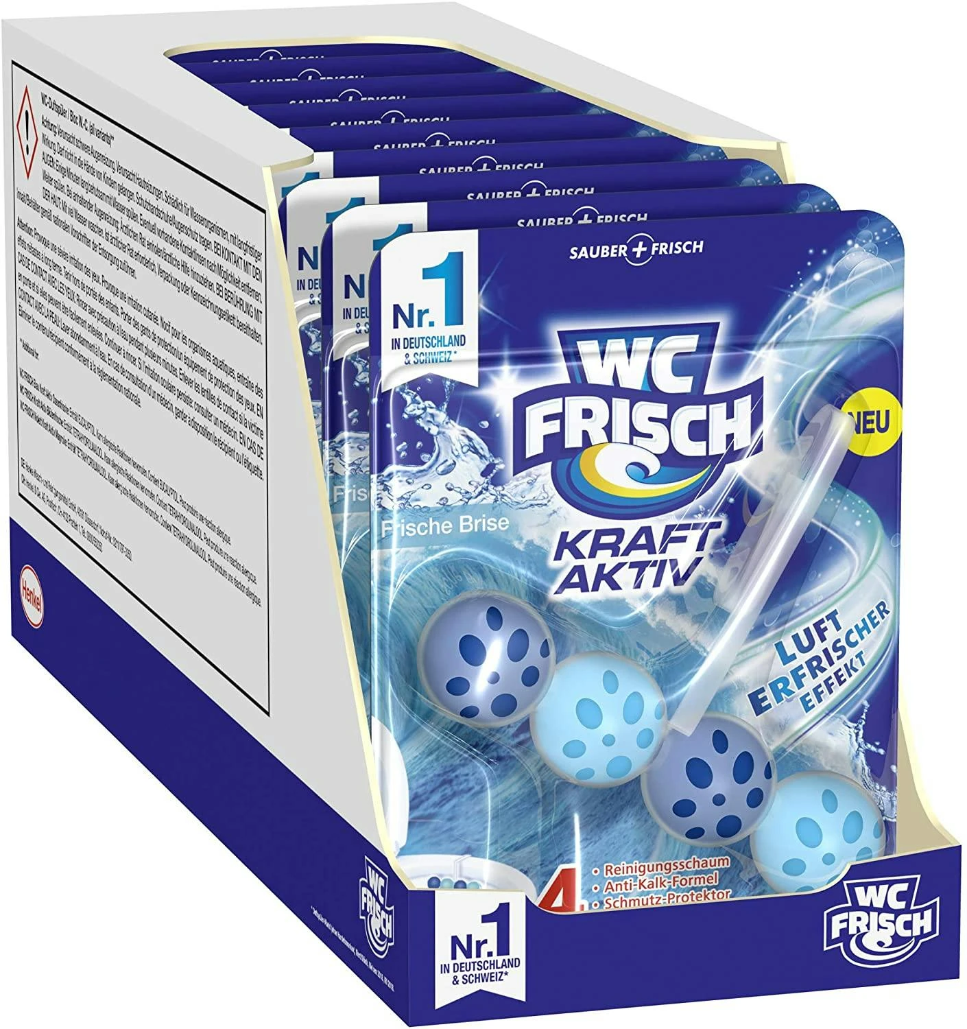 WC FRISCH Kraft Aktiv Blauspüler Ozeanfrische 3x150g WC Reiniger Reinigung 7 WC FRISCH Kraft Aktiv Blauspüler Ozeanfrische 3x150g WC Reiniger Reinigung – Bild 7