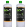 BiOHY Creme Seife (2x1l Flasche) | Hautschonende, Rückfettende Und Geruchsneutrale Handseife PHOSPHATFREI | Ohne Parfüm Und Farbstoffe