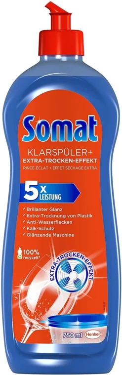 Somat Klarspüler Extra Trocken Effekt Geschirrspüler Geschirr 3x750ml Spülen -Laden Für Reinigungsmittel 1c36a5b2 cba5 4ba6 a4e1 2c7d071d73c3