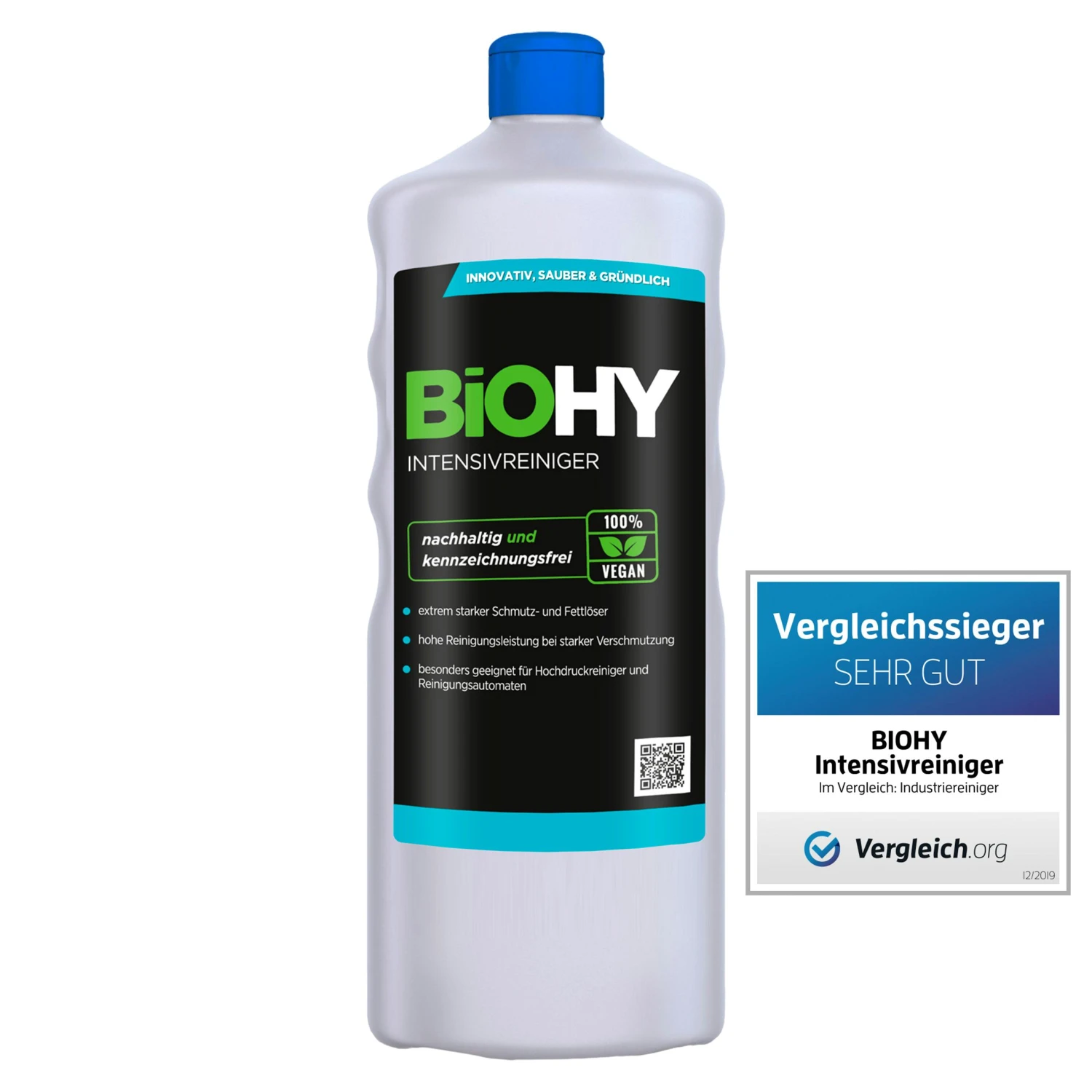 BiOHY Intensivreiniger Universal (2x1l Flasche) | Hochleistungs-INDUSTRIEREINIGER | Grundreiniger Ideal Für Hochdruckreiniger, Schaumarm 3 BiOHY Intensivreiniger Universal (2x1l Flasche) | Hochleistungs-INDUSTRIEREINIGER | Grundreiniger Ideal Für Hochdruckreiniger, Schaumarm – Bild 3