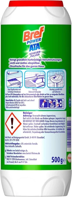 Bref Power ATA Scheuerpulver Gegen Hartnäckige Verschmutzungen 500 G Reiniger -Laden Für Reinigungsmittel 41978a6c bc1c 4c18 bf56 005e3370c905
