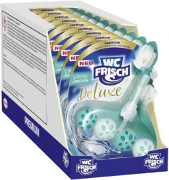 WC-Frisch DeLuxe Lovely Jasmin 10x50g WC Reiniger WC Duftspüler Reinigung