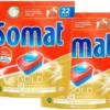 Somat 12 Gold Multiaktiv Spülmaschinentabs 2x22 Tabs Geschirrspültabs Reinigung