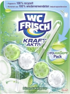 WC FRISCH Kraft Aktiv Pronature Minze Eukalyptus WC-Reiniger Duftspüler 4er Pack -Laden Für Reinigungsmittel 4e38497d c86b 4165 b12d fcaae63aa6be