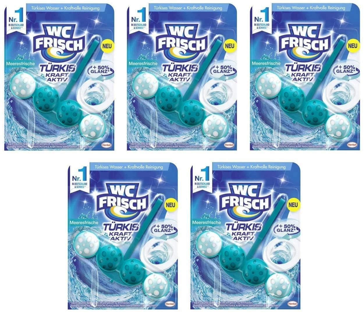 WC FRISCH Kraft Aktiv Violettspüler Magnolie 5x50g WC Reiniger Reinigung 4 WC FRISCH Kraft Aktiv Violettspüler Magnolie 5x50g WC Reiniger Reinigung – Bild 4