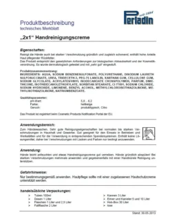Perladin 2x1 HandreinigungsCreme Tube 100ml Handreinigung Handseife Werkstatt Seife -Laden Für Reinigungsmittel 66645017 3f77 4017 be5c b787930e1bff