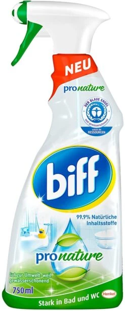 Biff Pro Nature 8x750 Ml Badreiniger Sprühflasche 8er Pack Reiniger Gegen Kalk -Laden Für Reinigungsmittel 6be6fe07 0ab7 4f0f 8752 7395fecc3625
