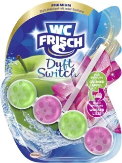 WC Frisch Duft Switch Grüner Apfel Und Wasserlilie 10x50g WC-Reiniger Duftspüler -Laden Für Reinigungsmittel 6eb3f463 0a3b 4873 ac74 e147a66b1f0f