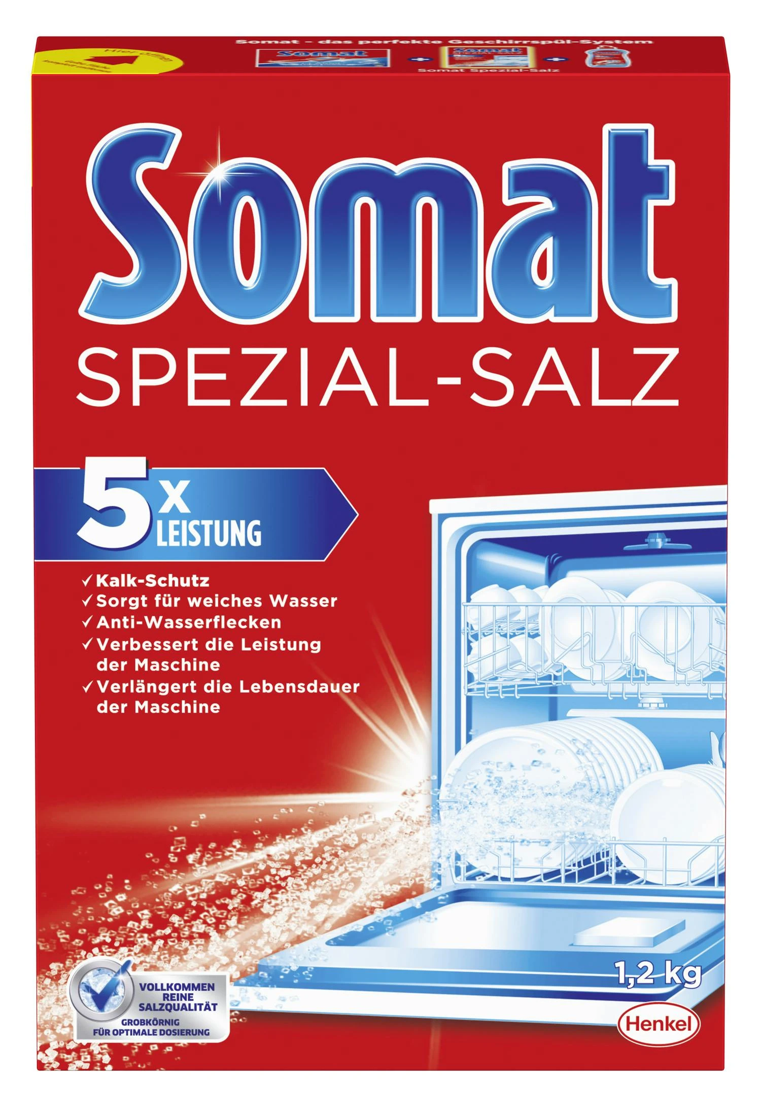 Somat Spezial-Salz Spülmaschinensalz Spülmachine Geschirrspülleistung 1,2kg 1 Somat Spezial-Salz Spülmaschinensalz Spülmachine Geschirrspülleistung 1,2kg