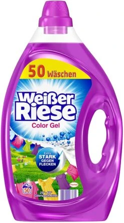Weißer Riese Gel Flüssigwaschmittel 50 Waschladungen Waschmittel Waschen -Laden Für Reinigungsmittel 7a5b292b fe3d 4302 9aae b082032be775