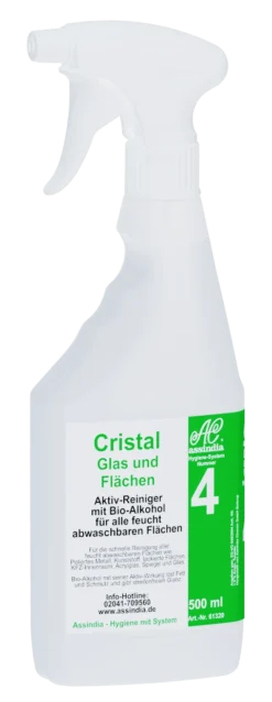 Cristal Glas Und Flächen Reiniger 500ml Sprayer