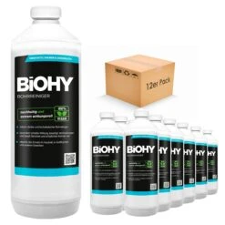 BiOHY Rohrreiniger (480x1l Flasche) | EXTRA STARK | Flüssiger, Hochkonzentrierter Abflussreiniger | Geruchsneutral | Für Alle Verstopfungen -Laden Für Reinigungsmittel 7ccd3e24 ff67 47c7 b722 b163656821a3 5