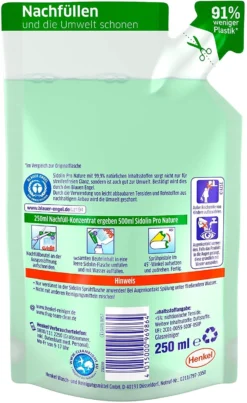 Sidolin Pro Nature PH-neutraler Glasreiniger Reinigung 250 Ml Nachfüllpack -Laden Für Reinigungsmittel 7d52a90d f957 431f a24e f710e5ce8a6f
