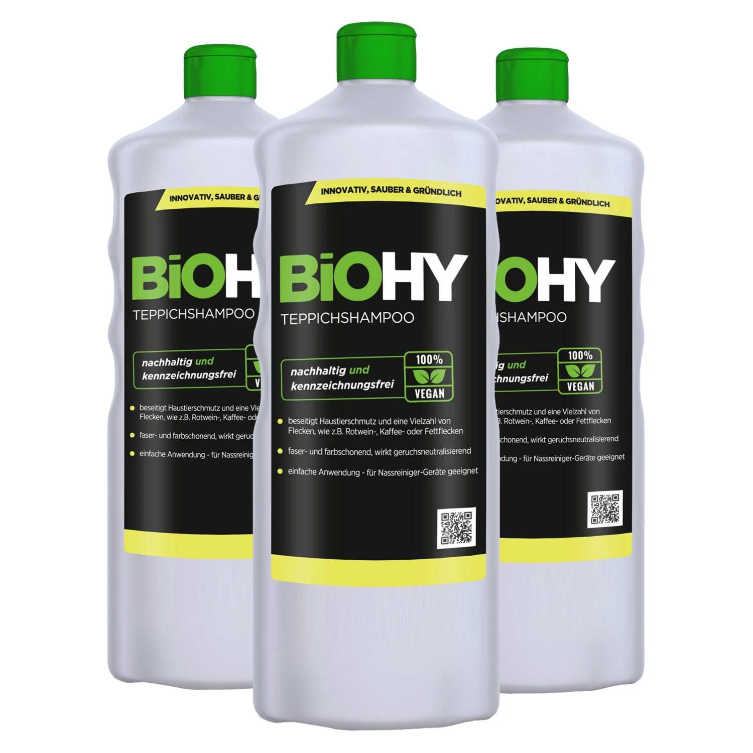 BiOHY Teppichshampoo (1l Flasche) | Teppichreiniger Ideal Zur Entfernung Von Hartnäckigen Flecken | SPEZIELL FÜR WASCHSAUGER ENTWICKELT 5 BiOHY Teppichshampoo (1l Flasche) | Teppichreiniger Ideal Zur Entfernung Von Hartnäckigen Flecken | SPEZIELL FÜR WASCHSAUGER ENTWICKELT – Bild 5
