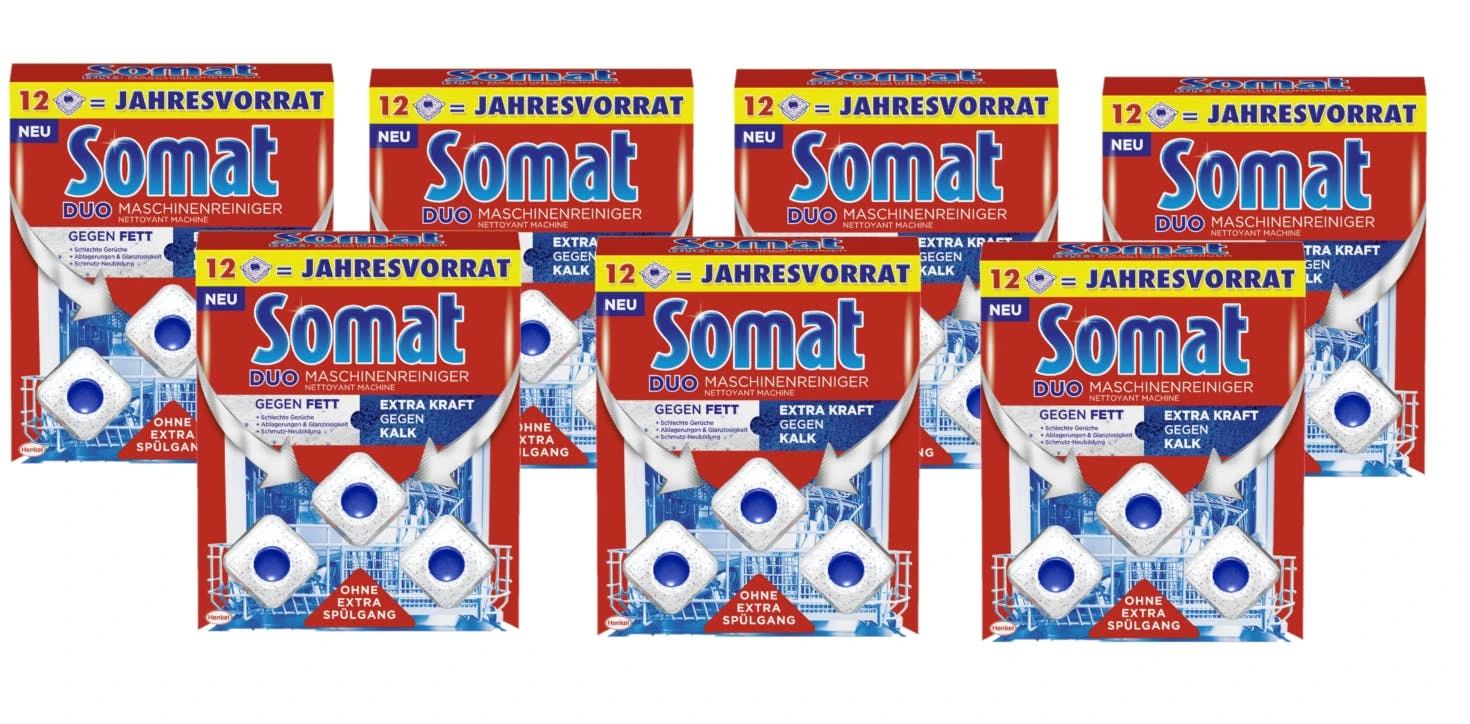 Somat Intensiv-Maschinenreiniger Spülmaschinen Reiniger Spülen Waschen 2x250 Ml 5 Somat Intensiv-Maschinenreiniger Spülmaschinen Reiniger Spülen Waschen 2x250 Ml – Bild 5