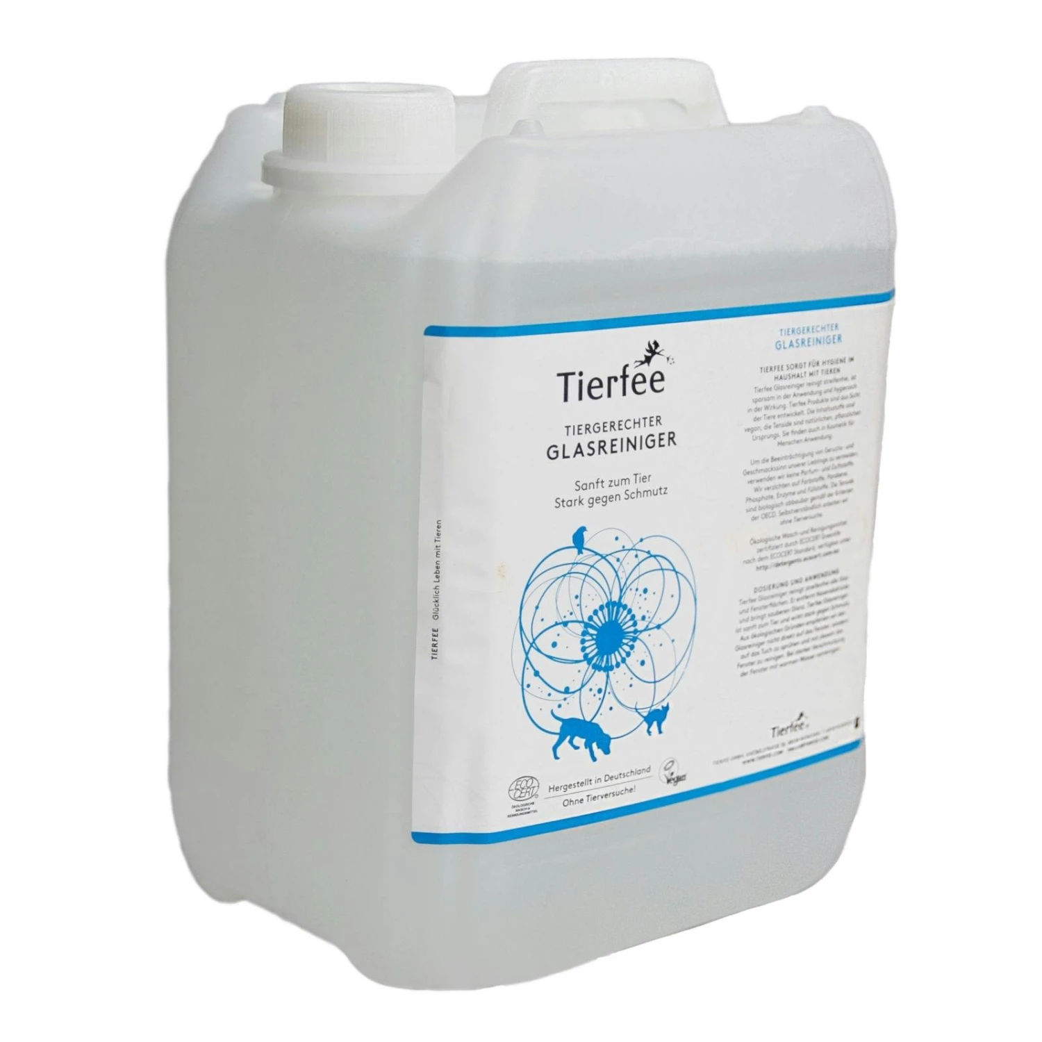 Tierfee Ökologischer Glasreiniger - 5 Liter 6 Tierfee Ökologischer Glasreiniger - 5 Liter – Bild 6