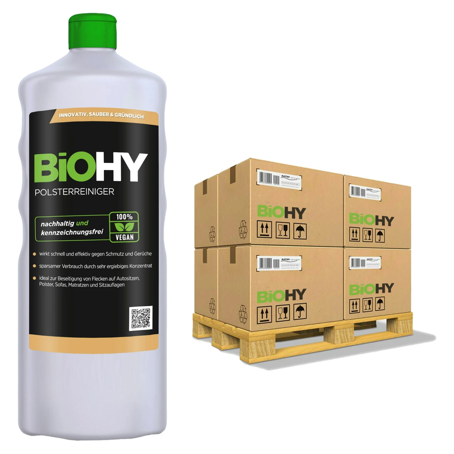 BiOHY Spezial Polsterreiniger (2x1l Flasche) | Ideal Für Autositze, Sofas, Matratzen Etc. | Ebenfalls Für Waschsauger Geeignet 5 BiOHY Spezial Polsterreiniger (2x1l Flasche) | Ideal Für Autositze, Sofas, Matratzen Etc. | Ebenfalls Für Waschsauger Geeignet – Bild 5
