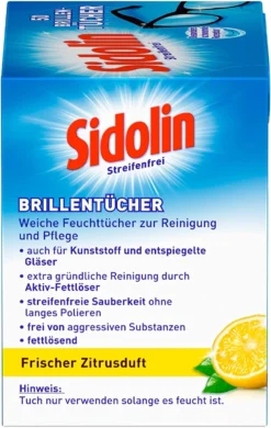 Sidolin Brillen Putztücher 50 Stück Reinigungstücher Brillenputztücher Reiniger -Laden Für Reinigungsmittel 9539c75e 1afc 42c3 a09a a1df10248246