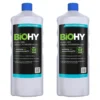 BiOHY Glas- Und Oberflächenreiniger (2x1l Flasche) | Konzentrat | Universalreiniger | Intensiv & Nachhaltig Reinigender Automatenreiniger