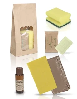 BIO Amenities- Reinigungsset Mit Bio Produkten Für Touristenunterkünfte - 42 Stück