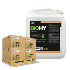BiOHY Creme Seife (24x20l Kanister) | Hautschonende, Rückfettende Und Geruchsneutrale Handseife PHOSPHATFREI | Ohne Parfüm Und Farbstoffe -Laden Für Reinigungsmittel ad9015d1 2860 4bb3 8604 7b234a115e43 2