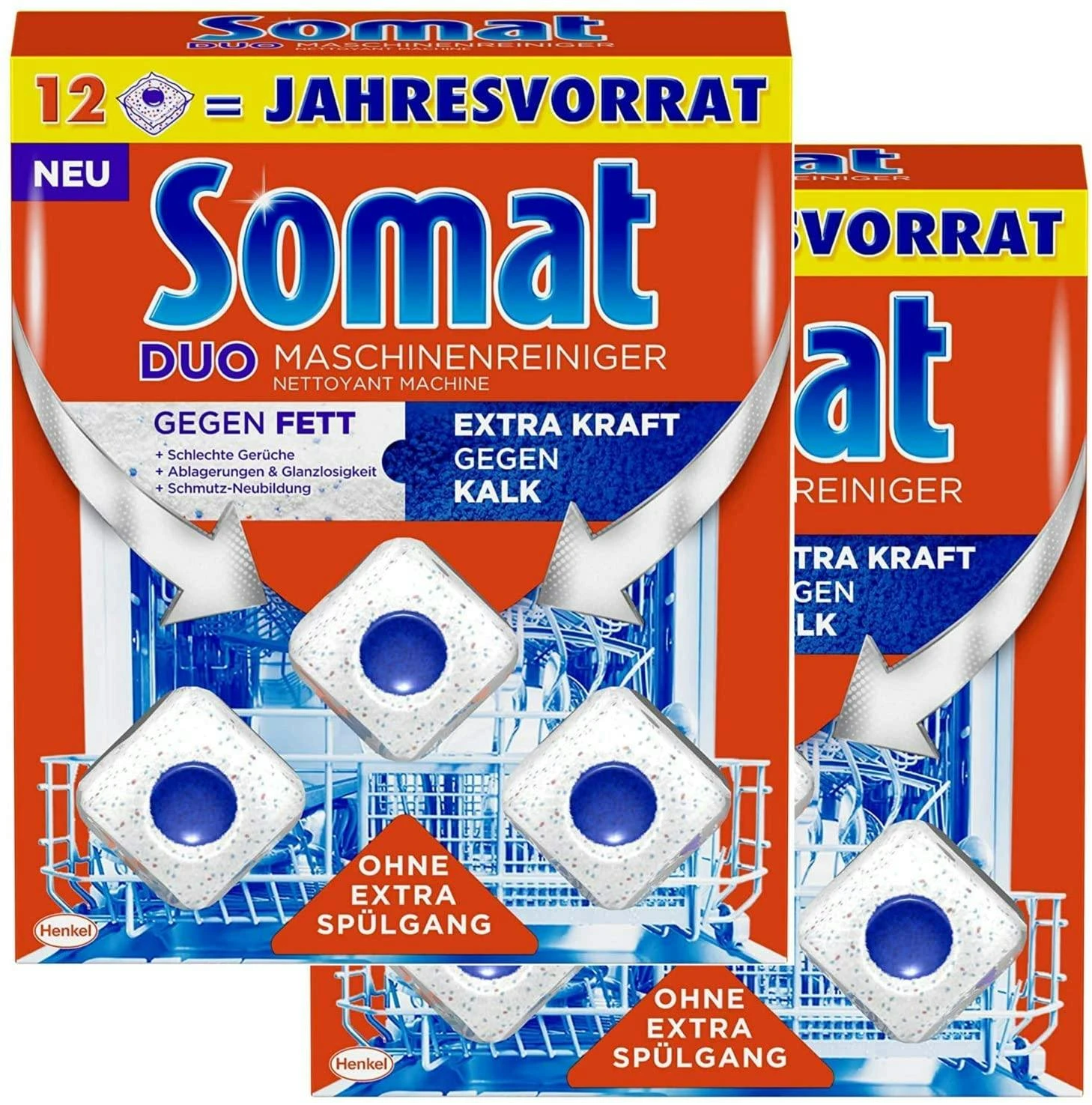 Somat Maschinenreiniger Hygienisch Und Sauber Spülmaschinen Tabs 7x12 Stück 4 Somat Maschinenreiniger Hygienisch Und Sauber Spülmaschinen Tabs 7x12 Stück – Bild 4