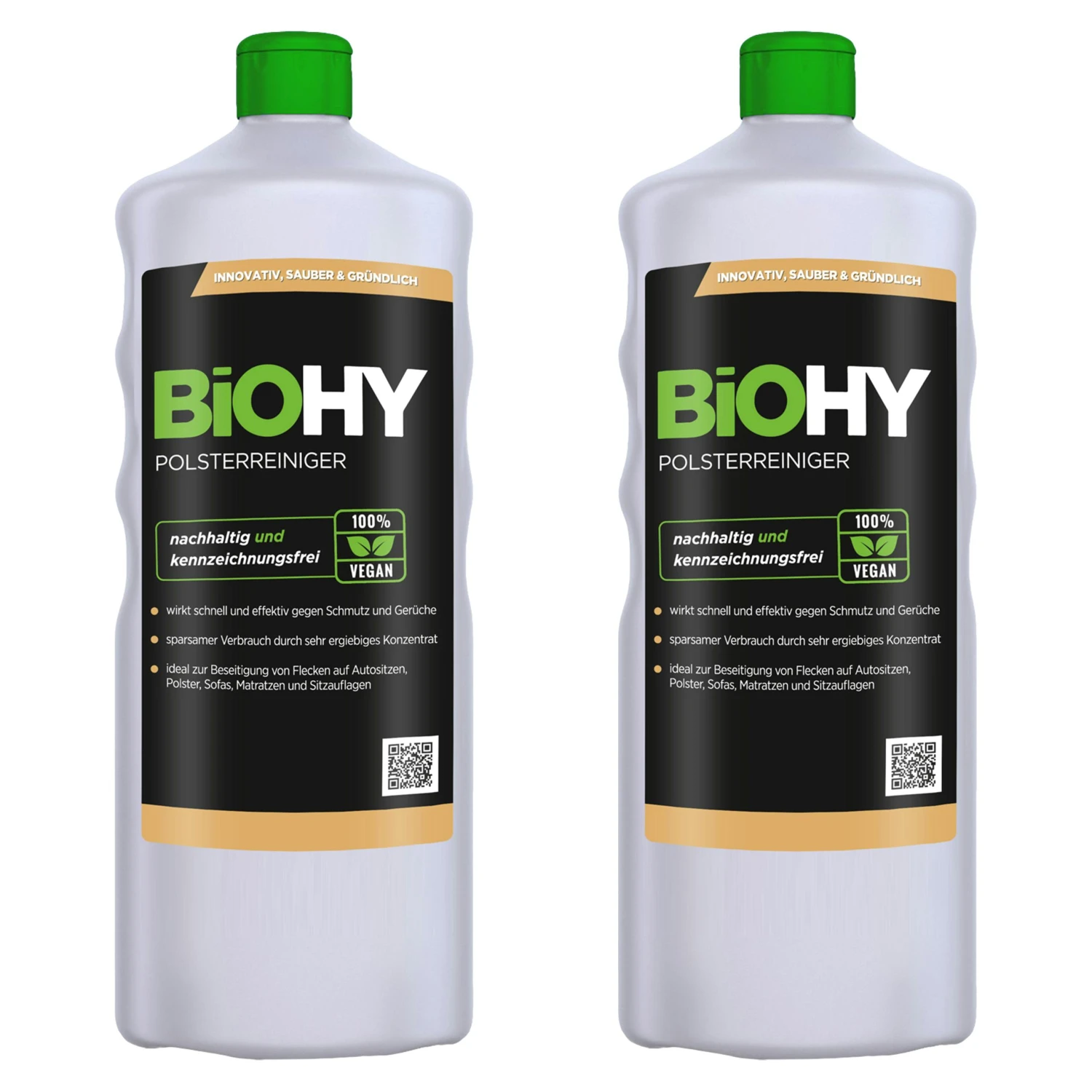 BiOHY Spezial Polsterreiniger (2x1l Flasche) | Ideal Für Autositze, Sofas, Matratzen Etc. | Ebenfalls Für Waschsauger Geeignet 1 BiOHY Spezial Polsterreiniger (2x1l Flasche) | Ideal Für Autositze, Sofas, Matratzen Etc. | Ebenfalls Für Waschsauger Geeignet