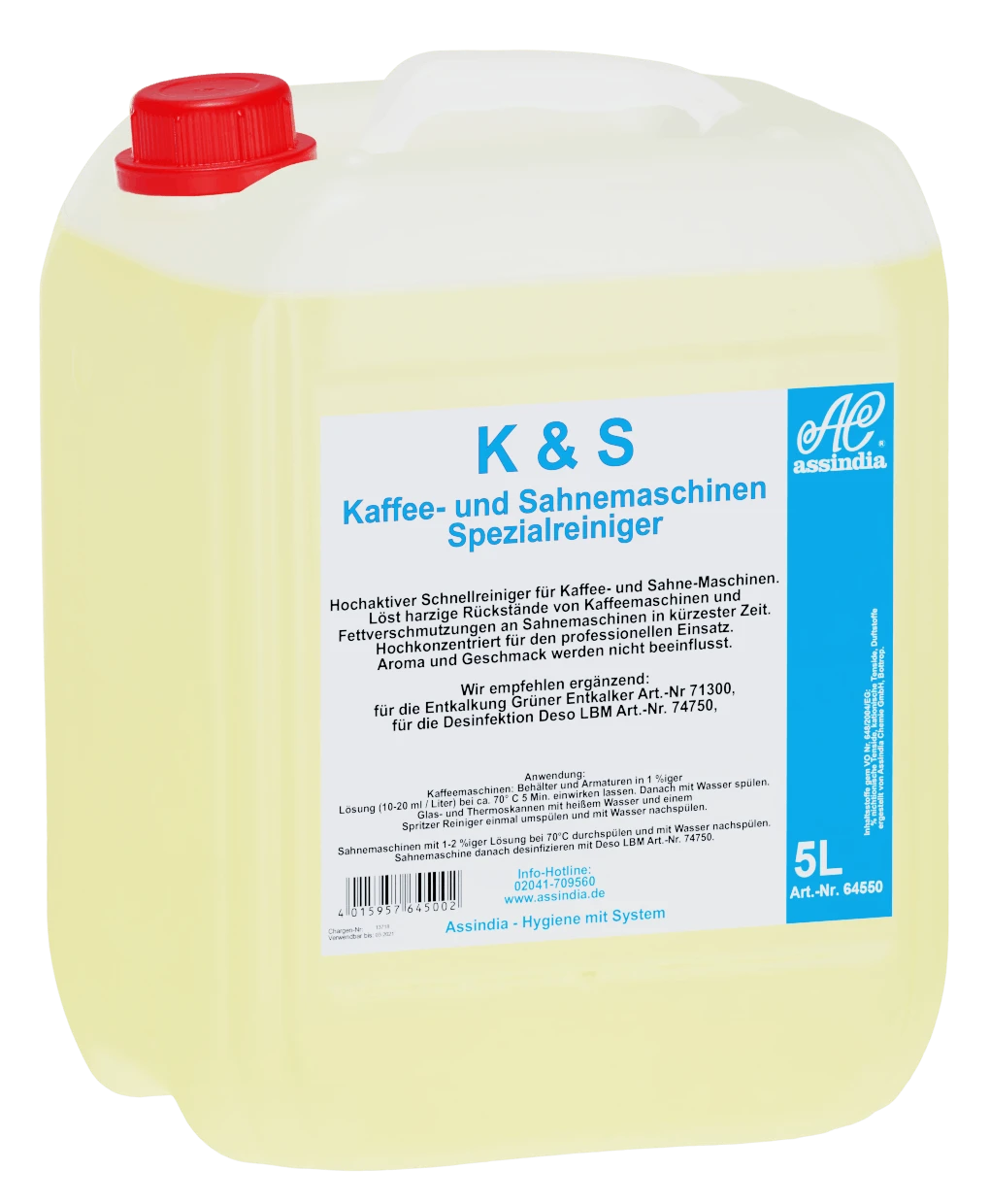 K&S Kaffee- & Sahnem.-Rein. Flüssig 1000ml 2 K&S Kaffee- & Sahnem.-Rein. Flüssig 1000ml – Bild 2