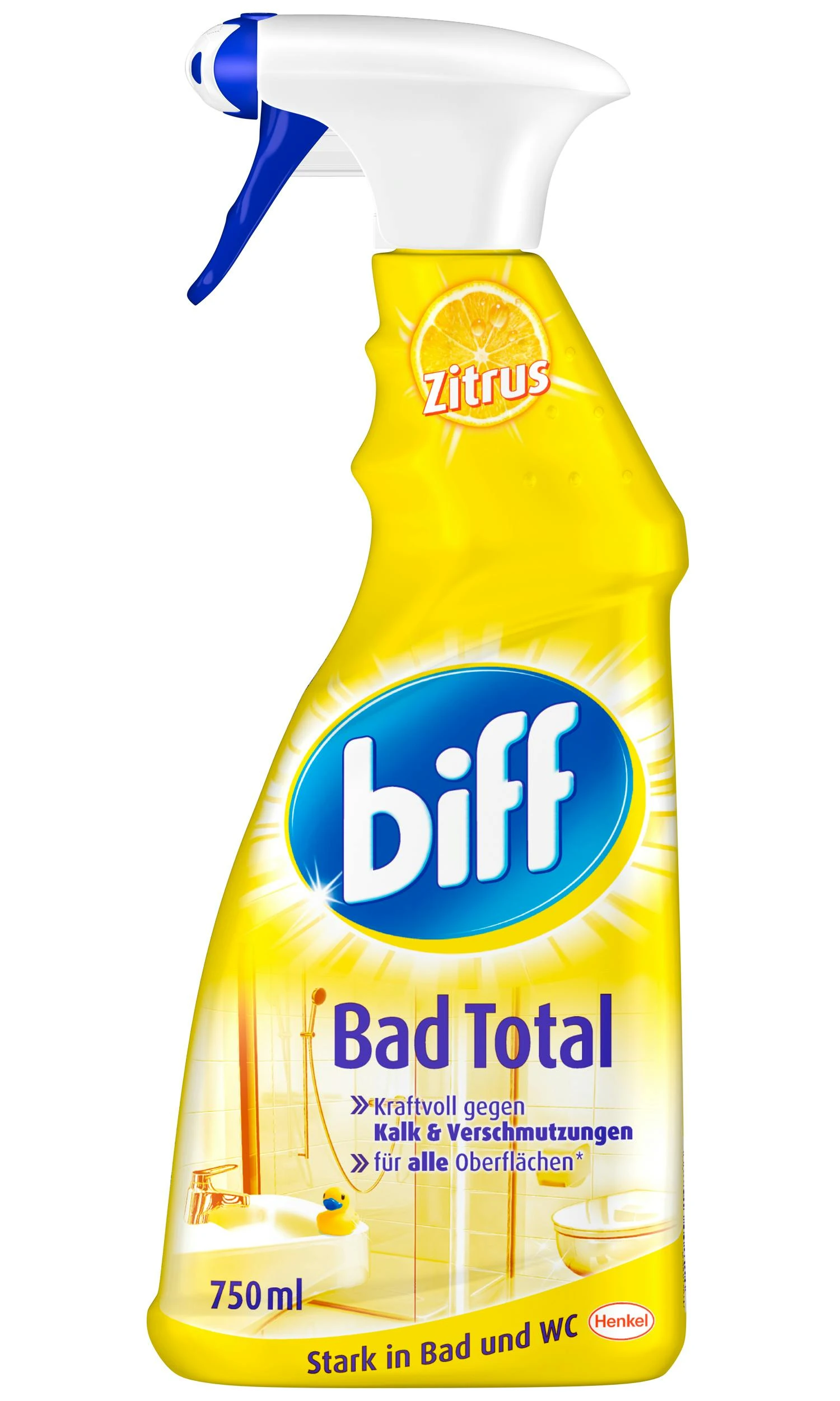 Biff Bad Total Zitrus Badreiniger Reiniger 4x750ml Sprühflasche Reinigungsmittel 6 Biff Bad Total Zitrus Badreiniger Reiniger 4x750ml Sprühflasche Reinigungsmittel – Bild 6
