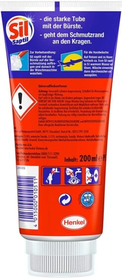 Sil Saptil Für Reise Vorbehandlung 200 Ml Universalfleckenentferner Reiniger -Laden Für Reinigungsmittel da856ad7 6deb 4019 b7c4 5c561c085ede 1