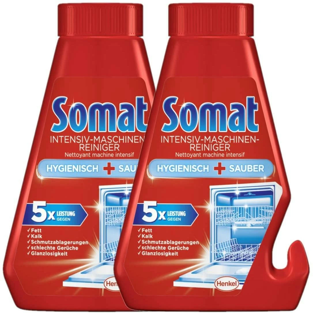 Somat Intensiv-Maschinenreiniger Spülmaschinen Reiniger Spülen Waschen 2x250 Ml 1 Somat Intensiv-Maschinenreiniger Spülmaschinen Reiniger Spülen Waschen 2x250 Ml