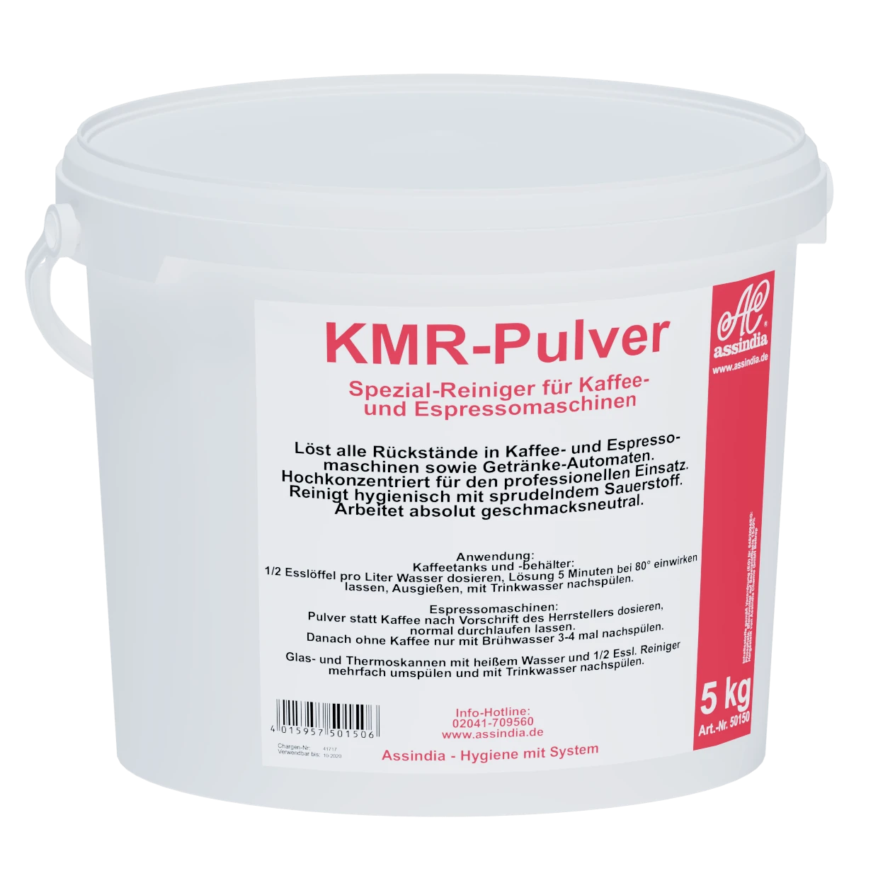 KMR Kaffee-Masch. Rein. Pulver 5kg 1 KMR Kaffee-Masch. Rein. Pulver 5kg