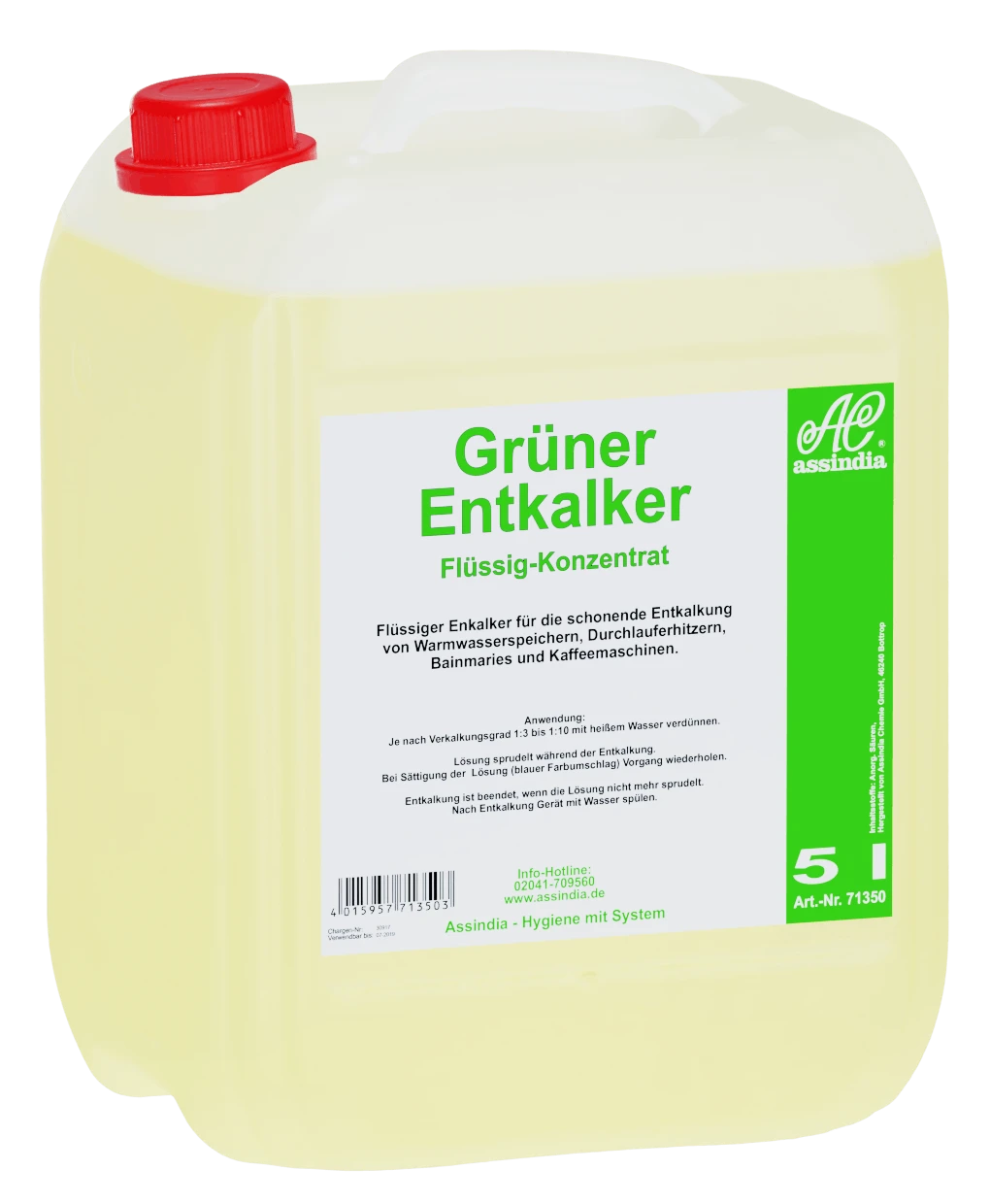 Grüner Entkalker 5l 1 Grüner Entkalker 5l