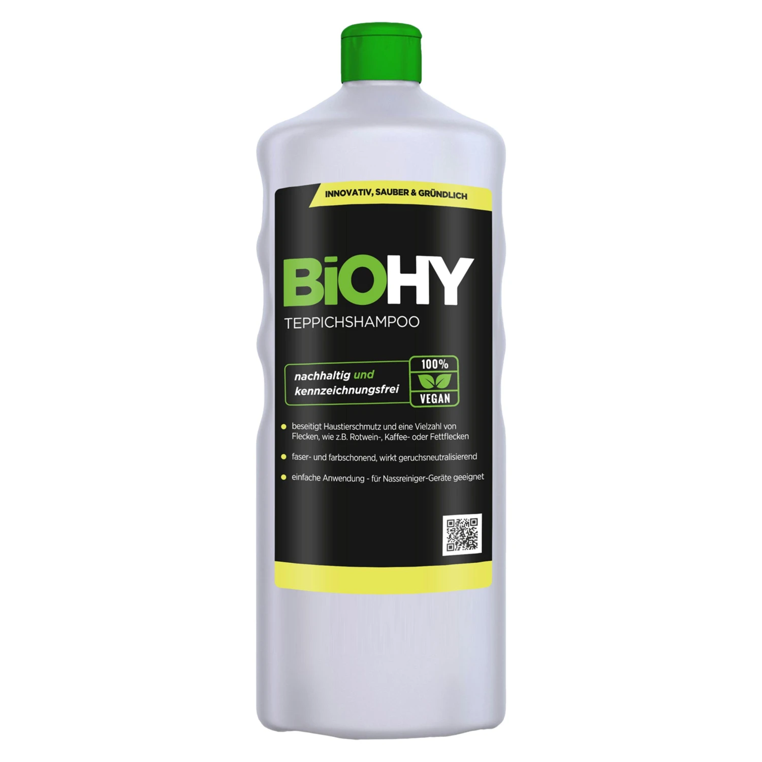 BiOHY Teppichshampoo (9x1l Flasche) | Teppichreiniger Ideal Zur Entfernung Von Hartnäckigen Flecken | SPEZIELL FÜR WASCHSAUGER ENTWICKELT 3 BiOHY Teppichshampoo (9x1l Flasche) | Teppichreiniger Ideal Zur Entfernung Von Hartnäckigen Flecken | SPEZIELL FÜR WASCHSAUGER ENTWICKELT – Bild 3