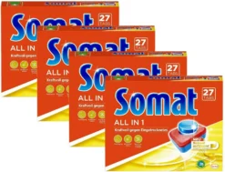 Somat 7 All In 1 Multi Aktiv Spülmaschinentabs 27 Tabs Geschirrspülreiniger -Laden Für Reinigungsmittel fd439252 b6bc 4af4 9baf d70056c47052