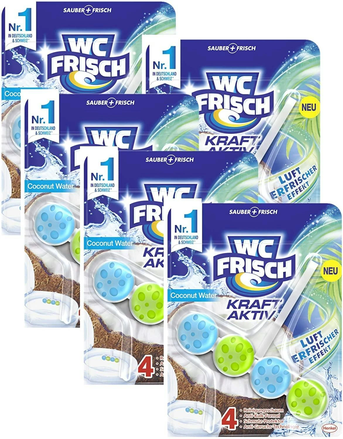 WC FRISCH Kraft Aktiv Violettspüler Magnolie 5x50g WC Reiniger Reinigung 5 WC FRISCH Kraft Aktiv Violettspüler Magnolie 5x50g WC Reiniger Reinigung – Bild 5